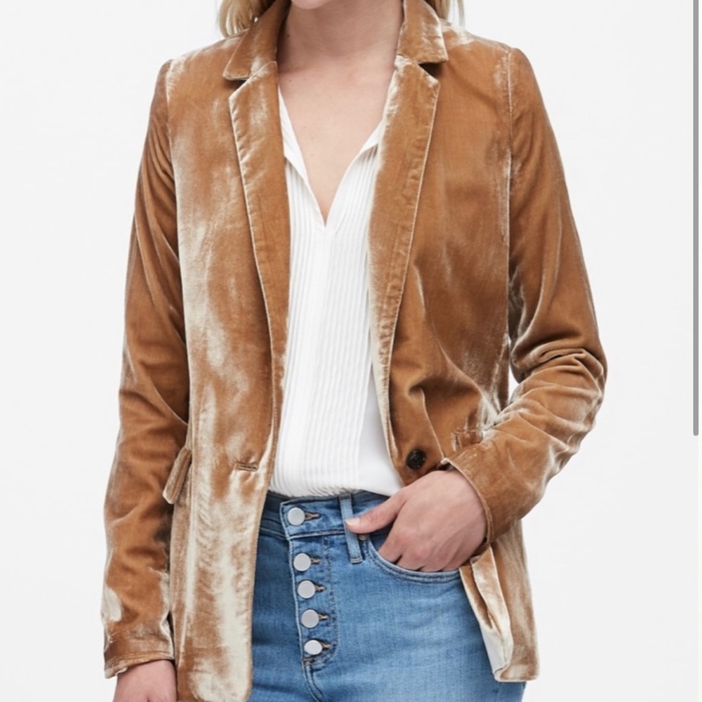 Banana Republic Velvet Blazer